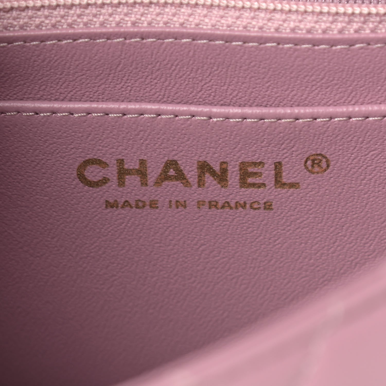 Chanel Lambskin Quilted Mini Square Flap Light Purple 6 of 12