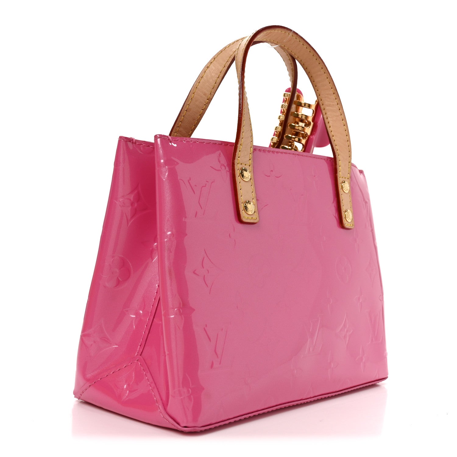 Louis Vuitton Vernis Reade PM NM Neon Pink 3 of 10