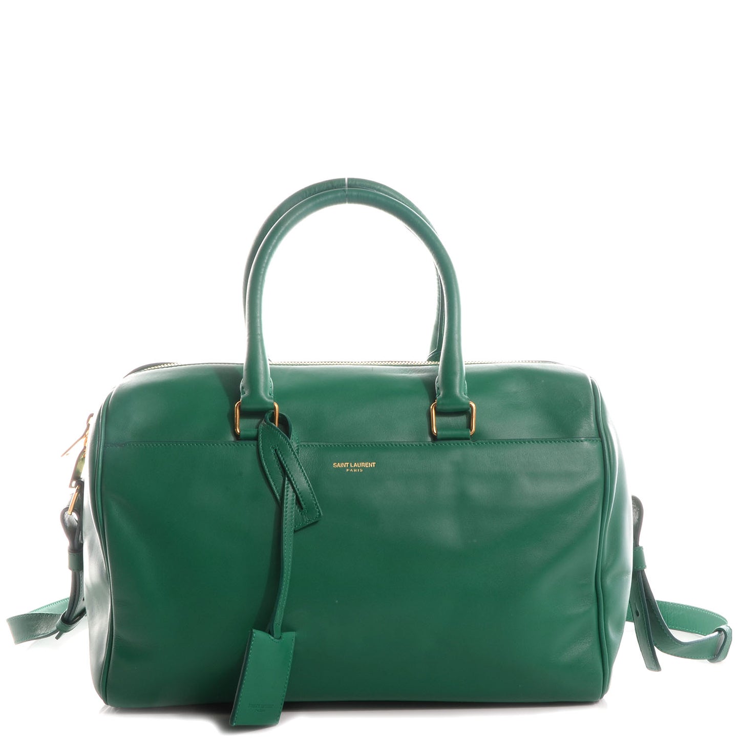 Calfskin Leather Classic Duffle 6 Green