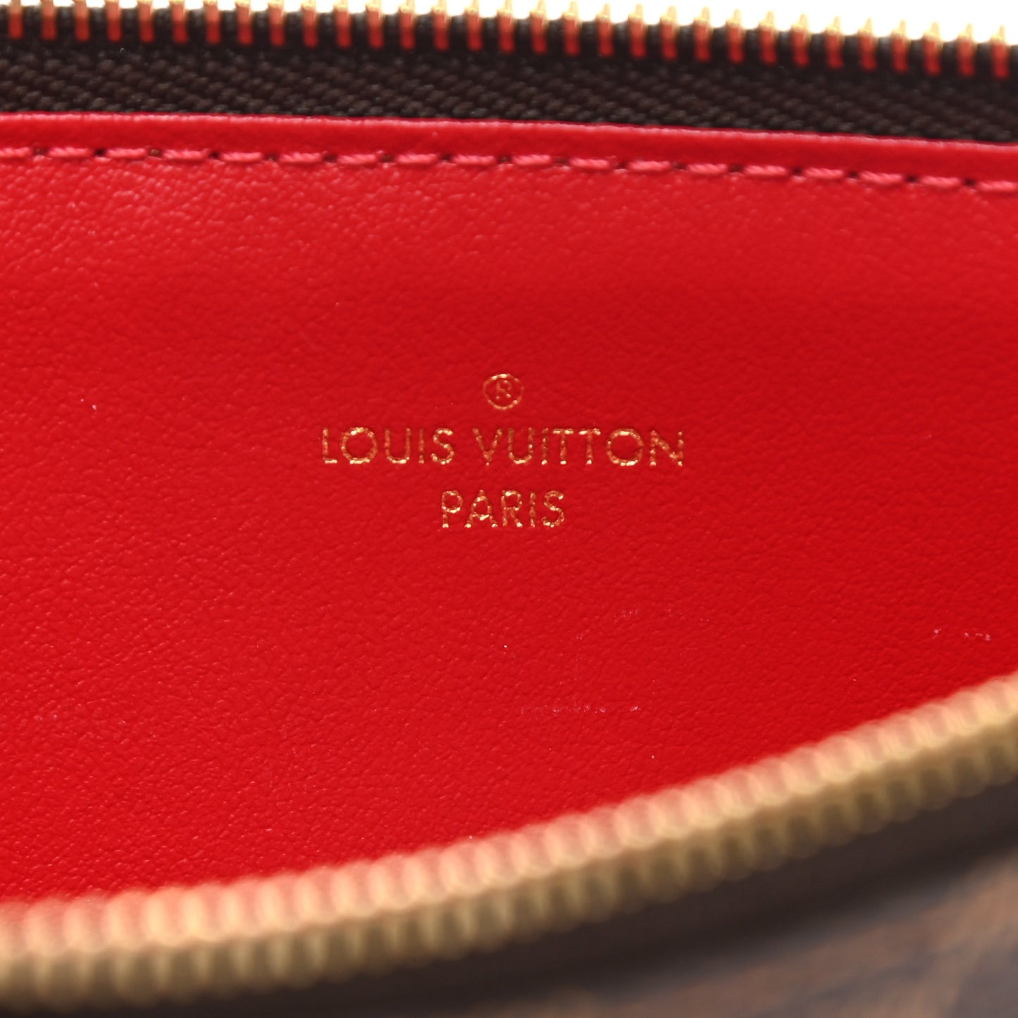 Damier Ebene Felicie Chain Wallet Zippered Insert