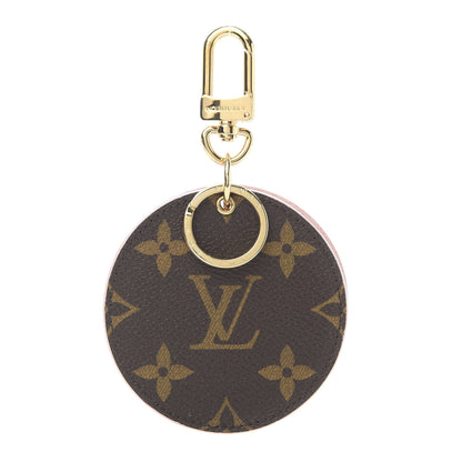 Louis Vuitton Monogram LV Mirror Bag Charm Key Holder Rose Ballerine 1 of 6