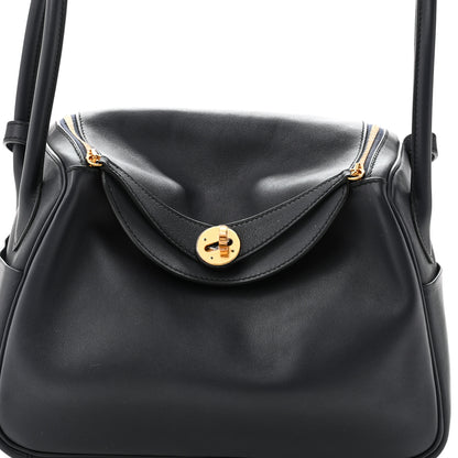 Hermes Swift Verso Lindy 26 Bleu Indigo Orange Poppy 8 of 10