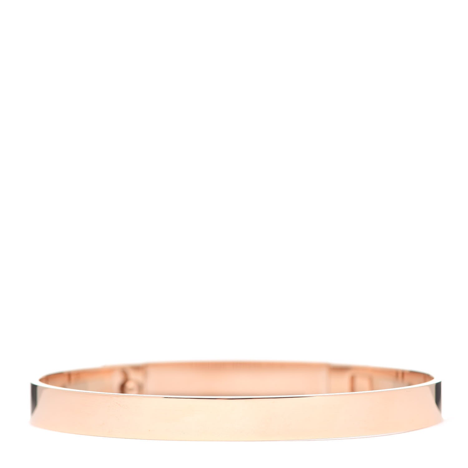 Hermes 18K Rose Gold Diamond PM Collier De Chien Bracelet SH 3 of 6