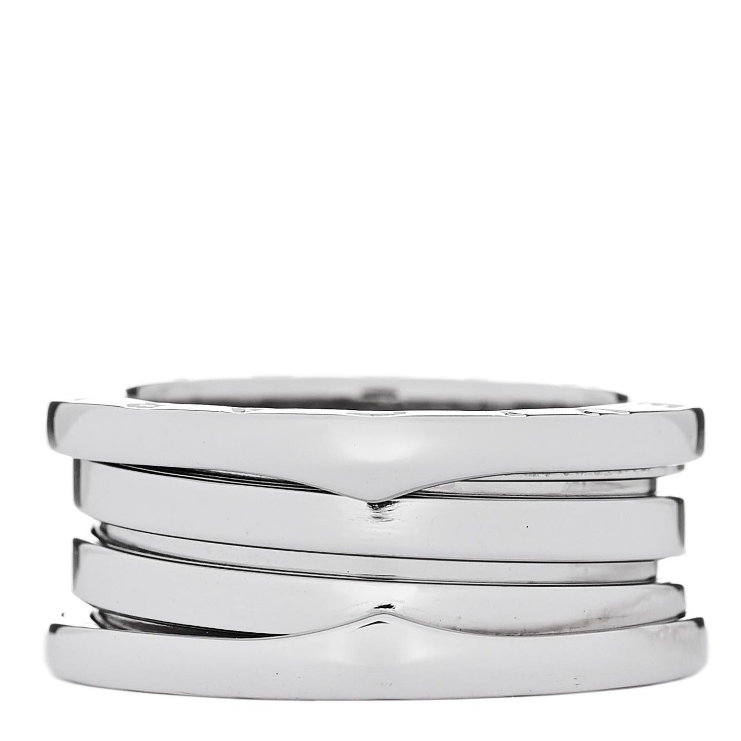 18K White Gold B.Zero1 Three-Band Ring 53 6.25