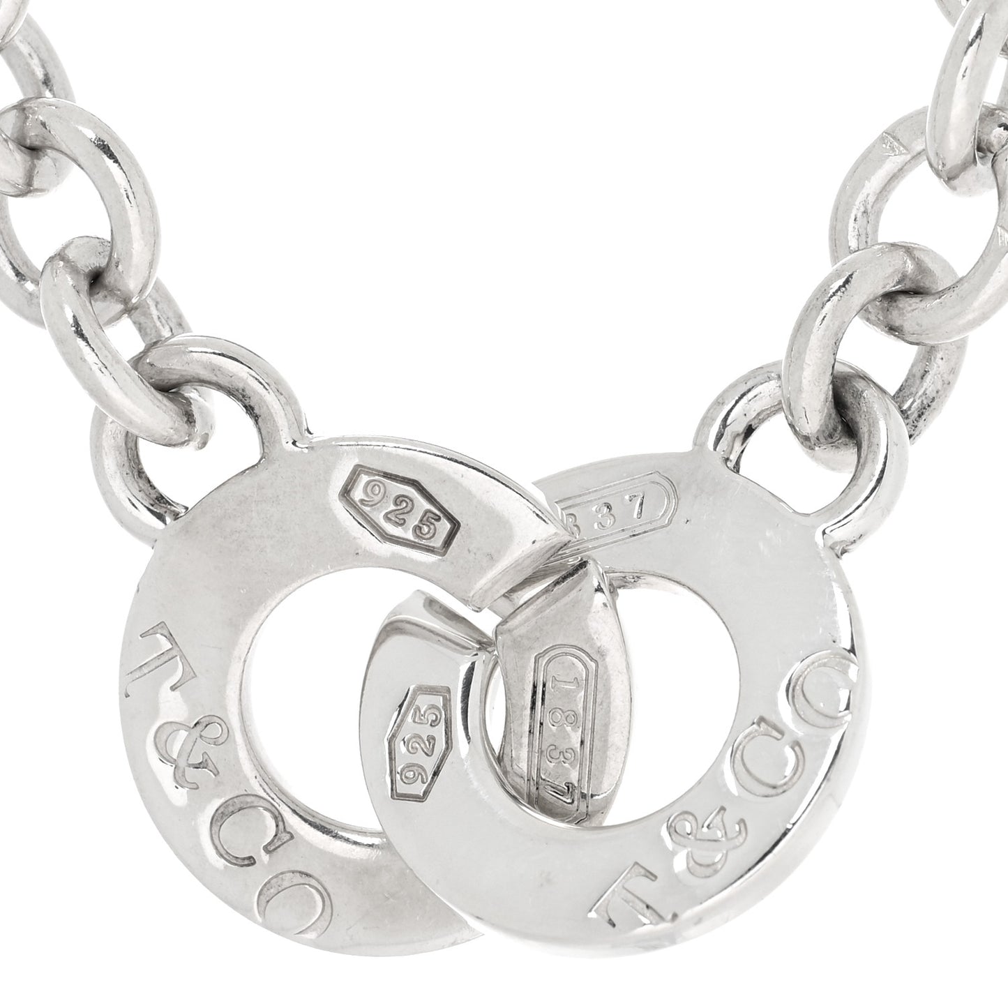 Sterling Silver 1837 Circle Clasp Necklace