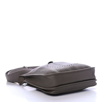 Hermes Taurillon Clemence Evelyne III PM Etain 3 of 4