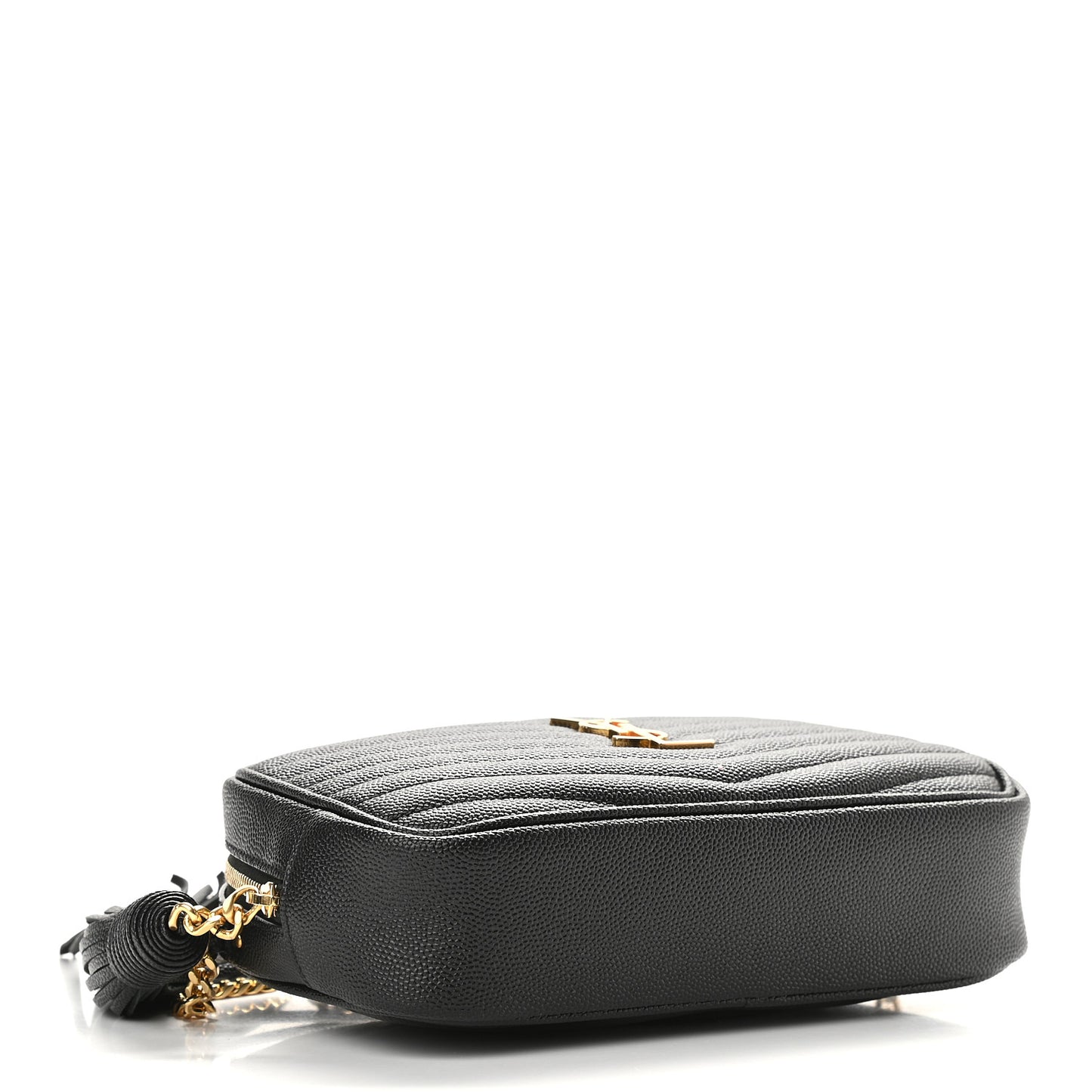 Grain De Poudre Matelasse Monogram Mini Lou Camera Bag Black