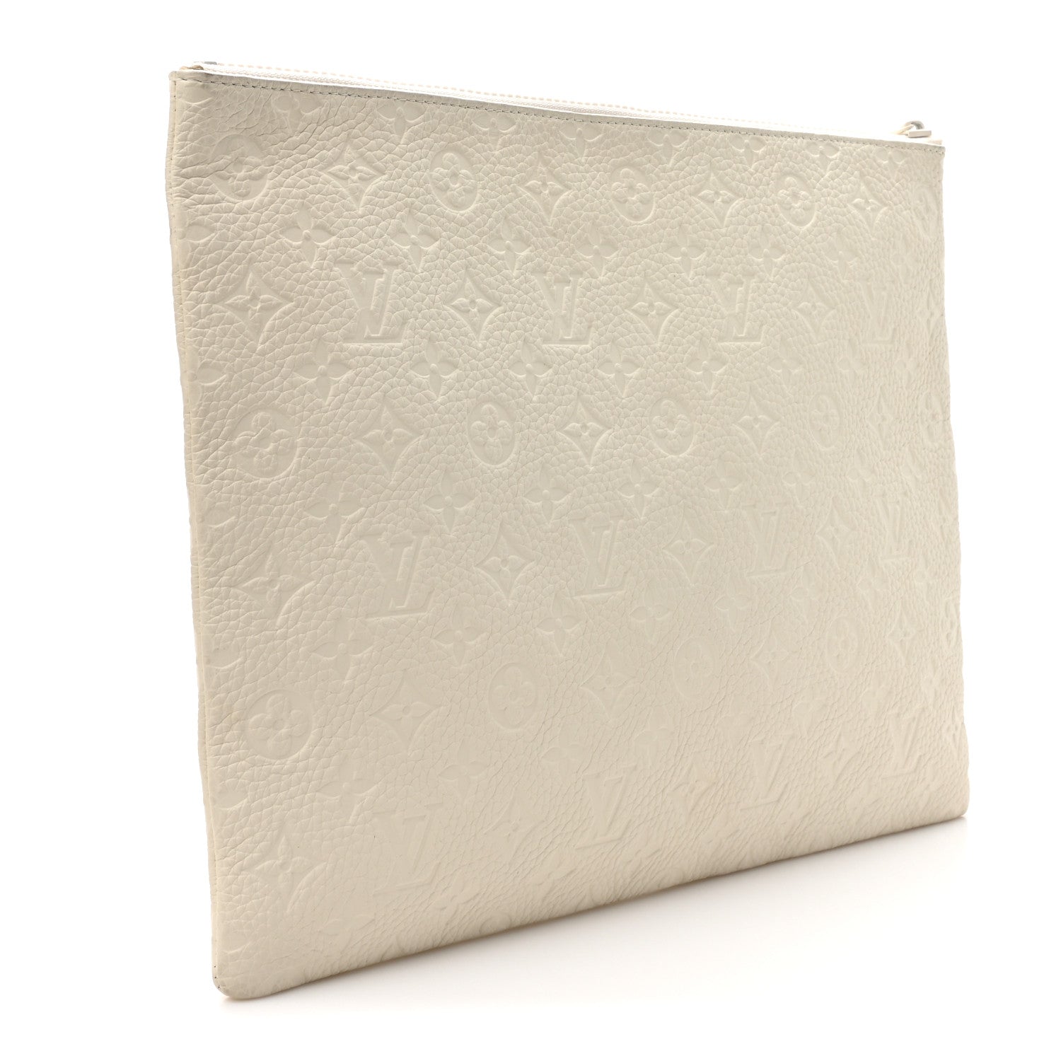 Louis Vuitton Taurillon Monogram Solar Ray A4 Pouch White 3 of 9