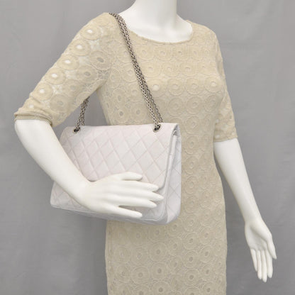 Chanel Aged Calfskin 50th Anniversary 2.55 Reissue 227 White 2 of 10