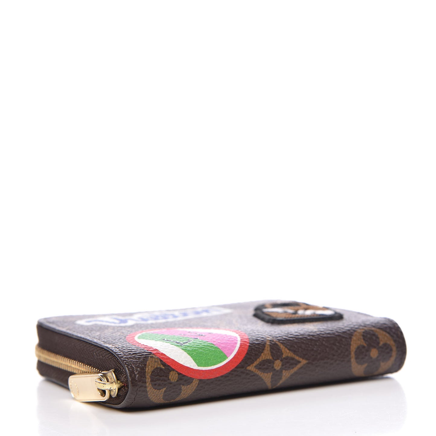 Monogram Travel Stickers Zippy Coin Purse