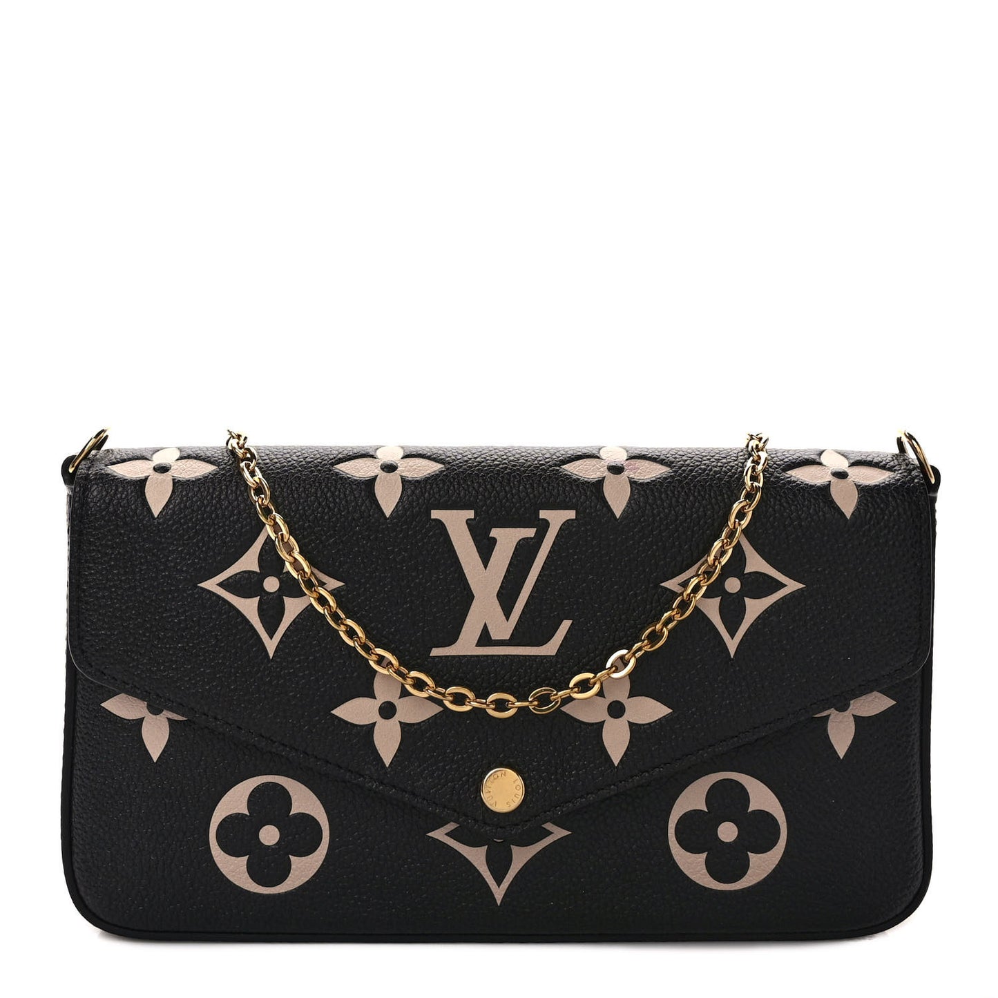 Empreinte Monogram Giant Felicie Pochette Black Beige