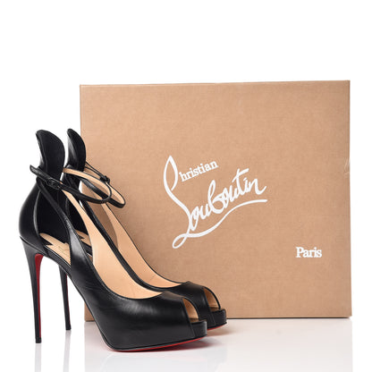 Christian Louboutin Kid Mascaralta 120 Pumps 38.5 Black 12 of 12