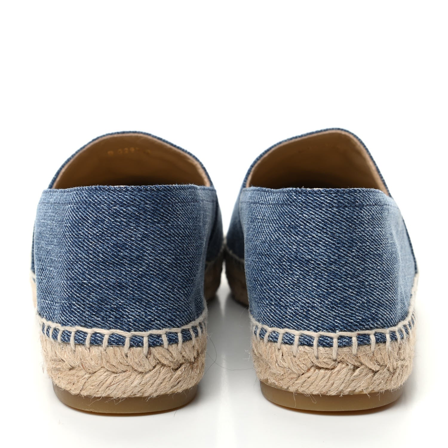 Chanel Denim CC Espadrilles 41 Blue Black 7 of 11