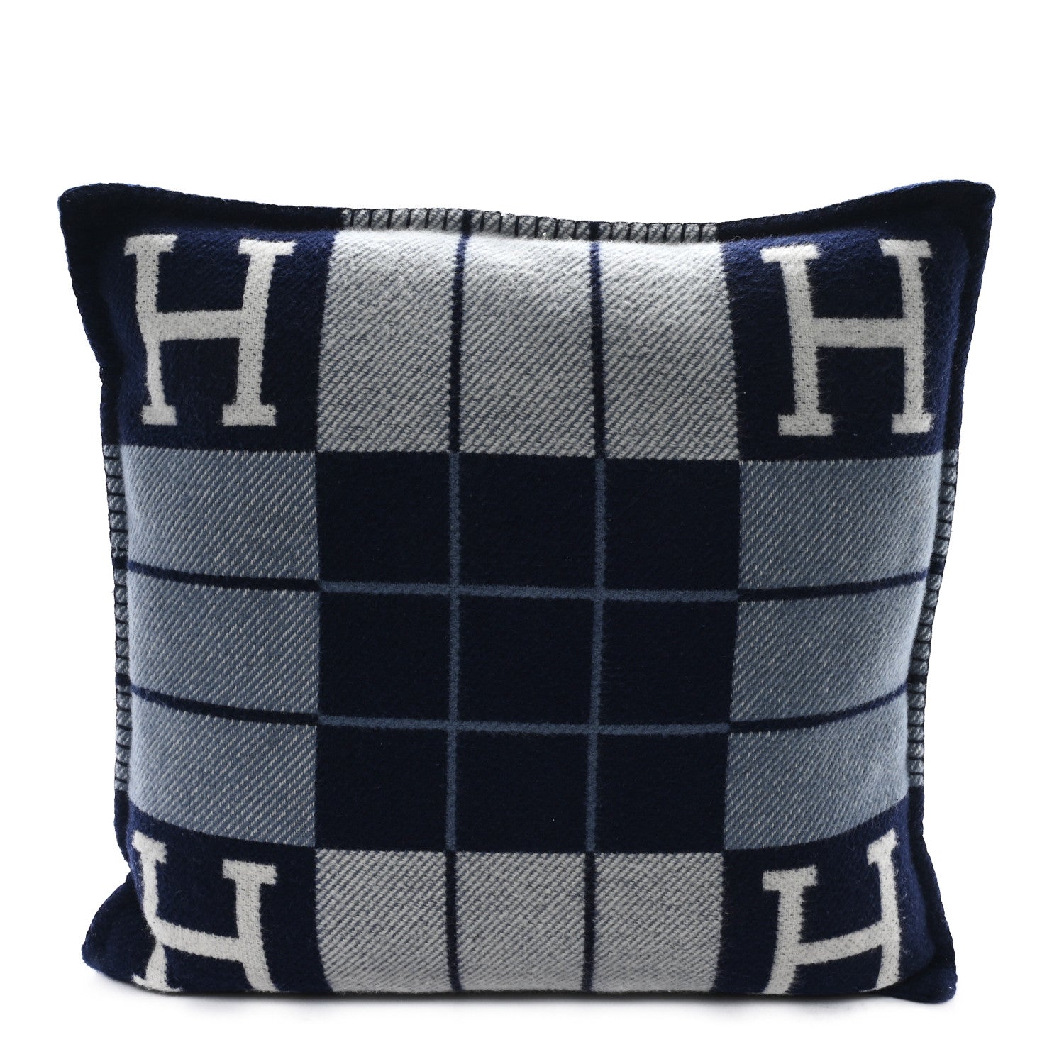 Hermes Wool Cashmere Avalon Pillow PM Ecru Caban 1 of 3