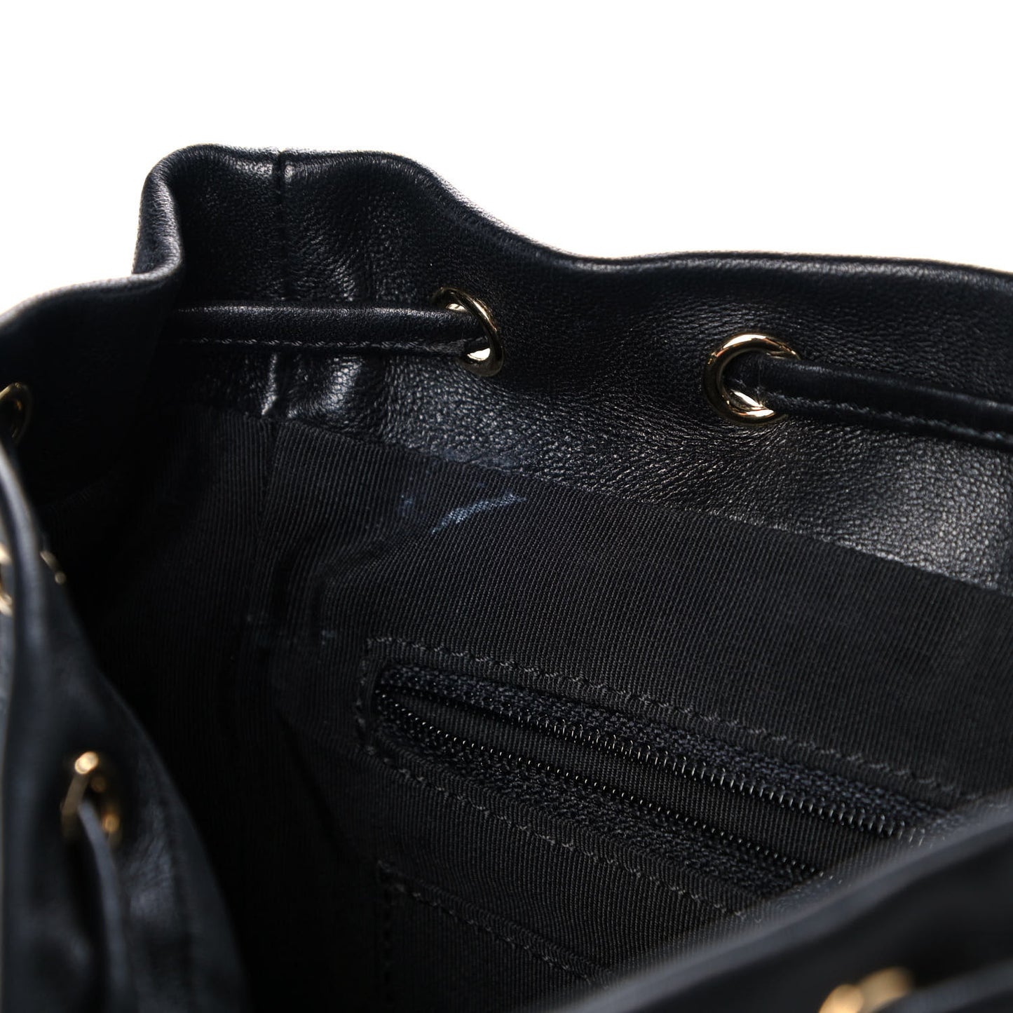 Calfskin Quilted Small Urban Spirit Backpack Black