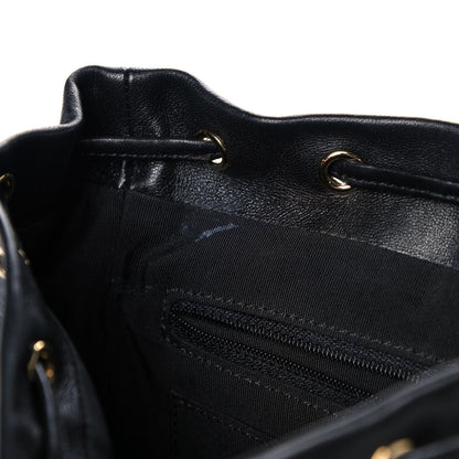 Chanel Calfskin Quilted Small Urban Spirit Backpack Black 13 of 14