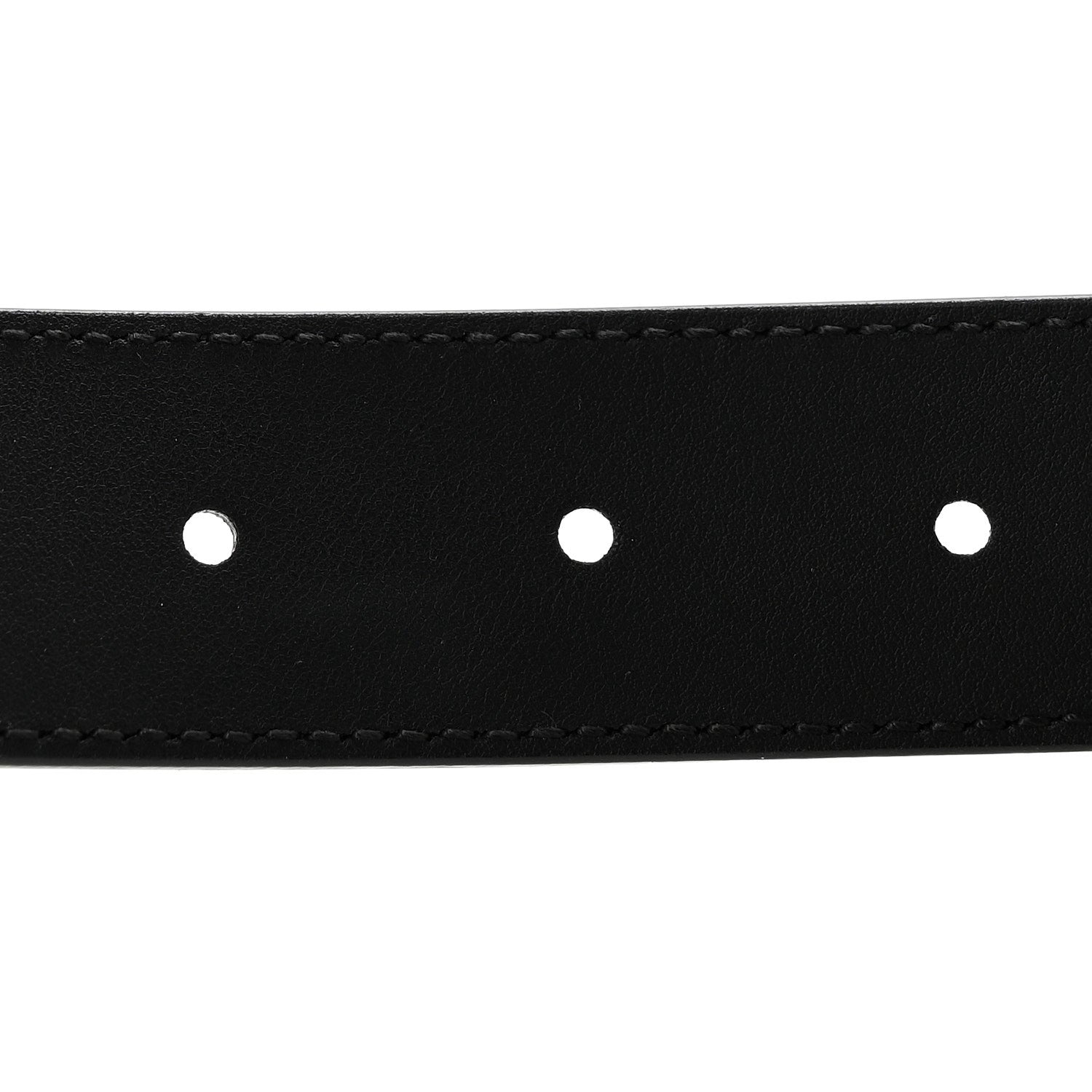 Gucci Calfskin Double G 30mm Belt 80 32 Black 4 of 8