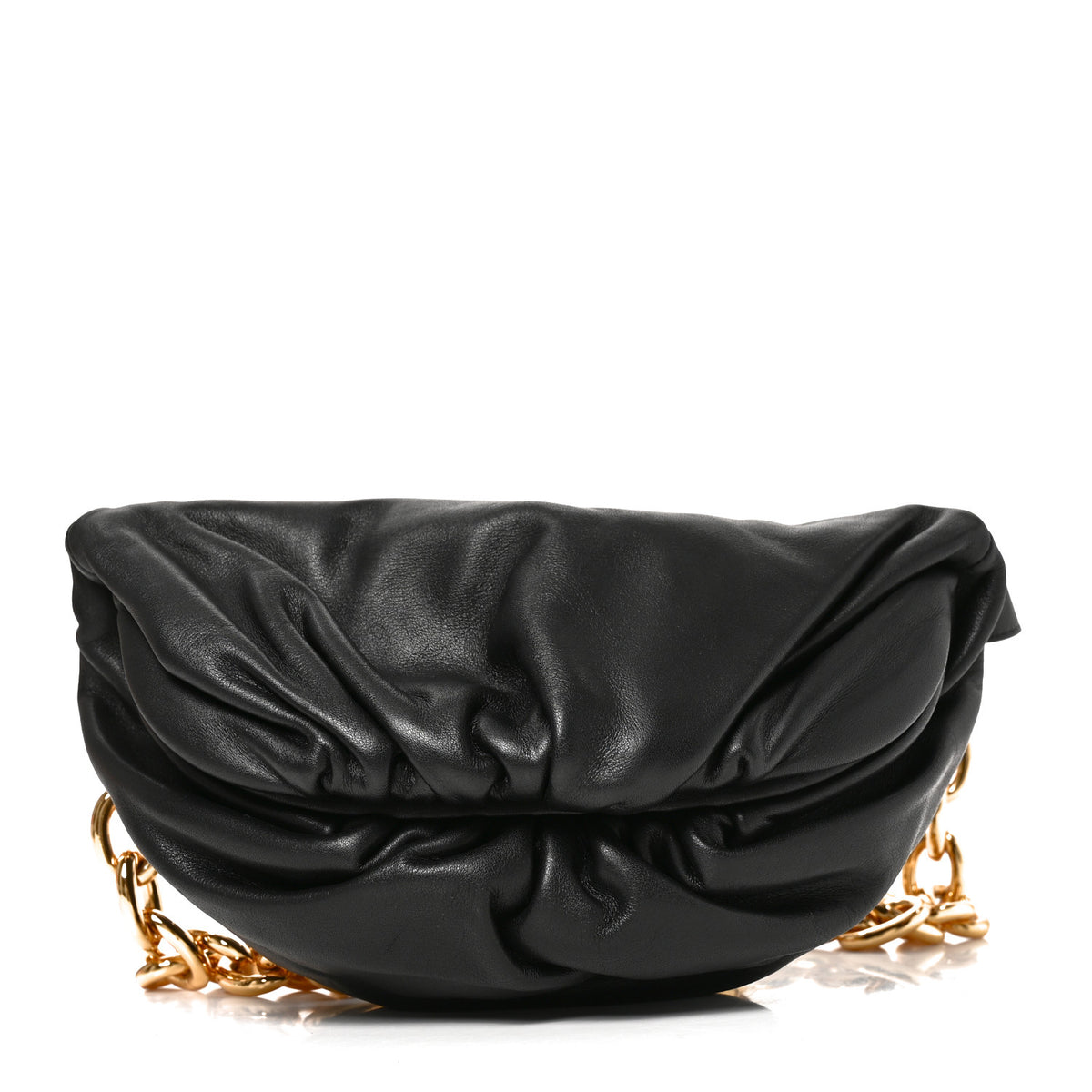 Bottega Veneta Nappa The Belt Chain Pouch Black 1 of 11