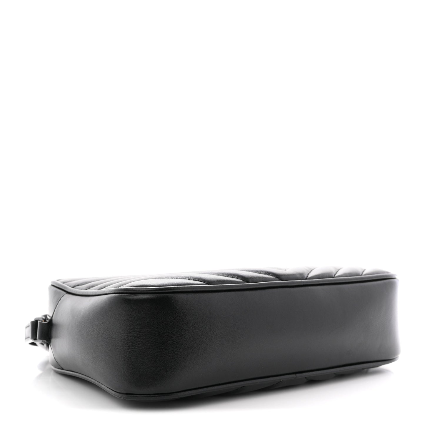 Calfskin Matelasse Monogram Monochrome Lou Camera Bag Black