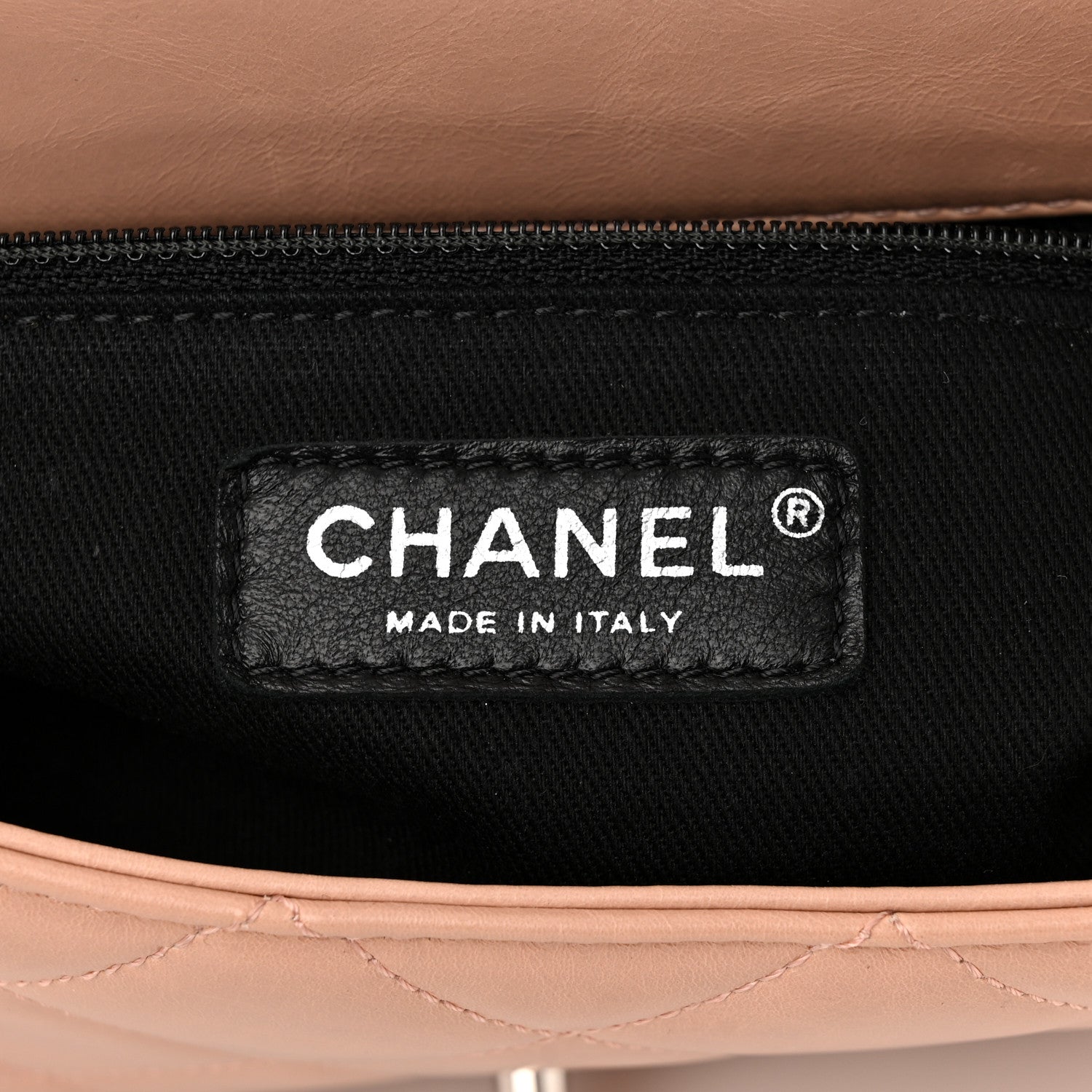 Chanel Glazed Calfskin Quilted Small CC Delivery Tote Light Pink 6 of 12