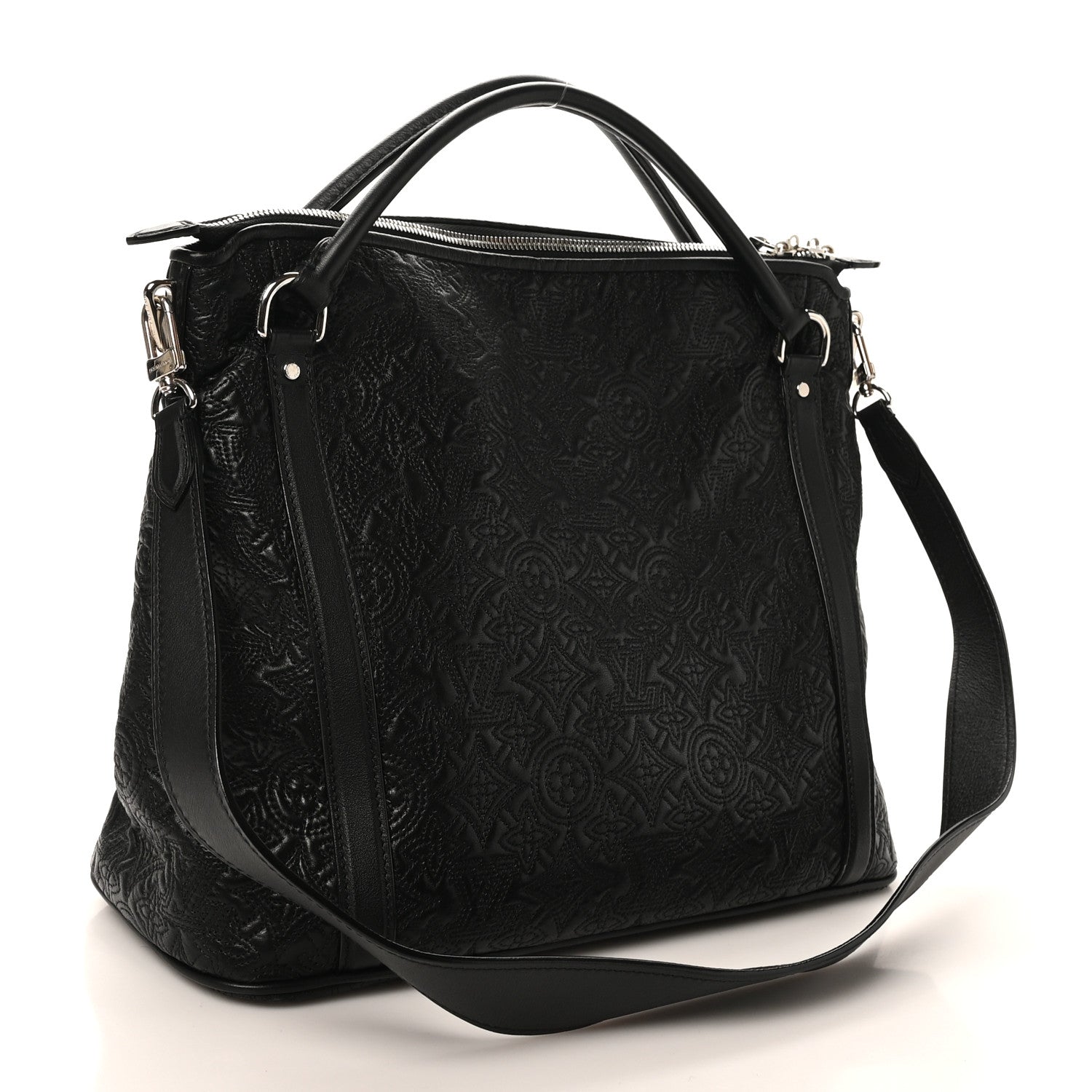 Louis Vuitton Monogram Lambskin Antheia Ixia PM Black 3 of 9