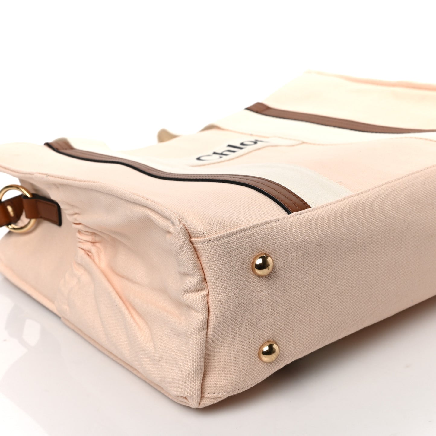 Cotton Calfskin Changing Bag Powder Pink