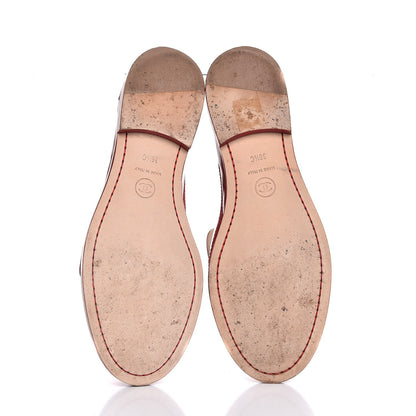 Chanel Patent CC Turnlock Mocassin Loafers 36.5 Red 5 of 14