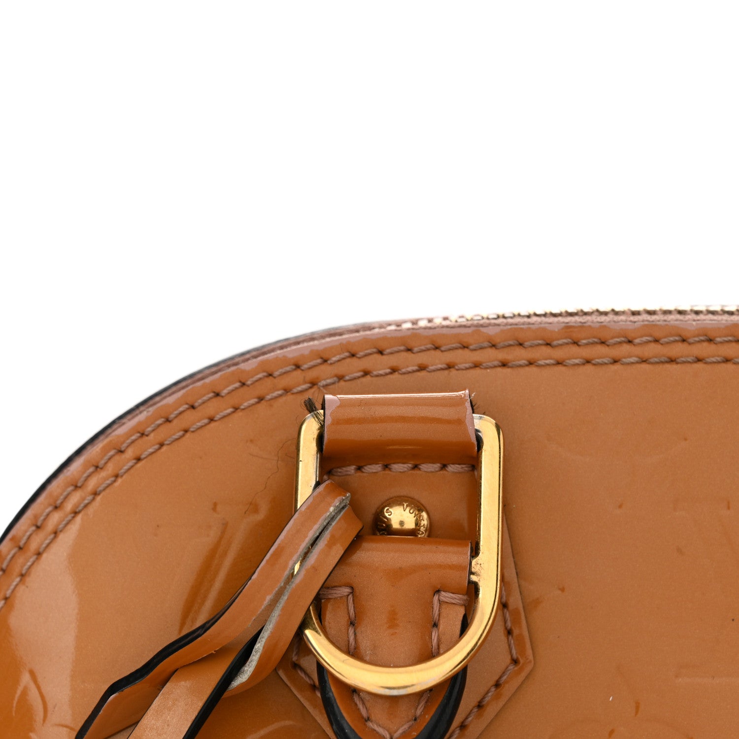 Louis Vuitton Vernis Alma BB Rose Velours 14 of 17