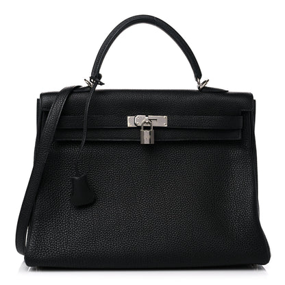 Hermes Togo Kelly Retourne 35 Black 1 of 15