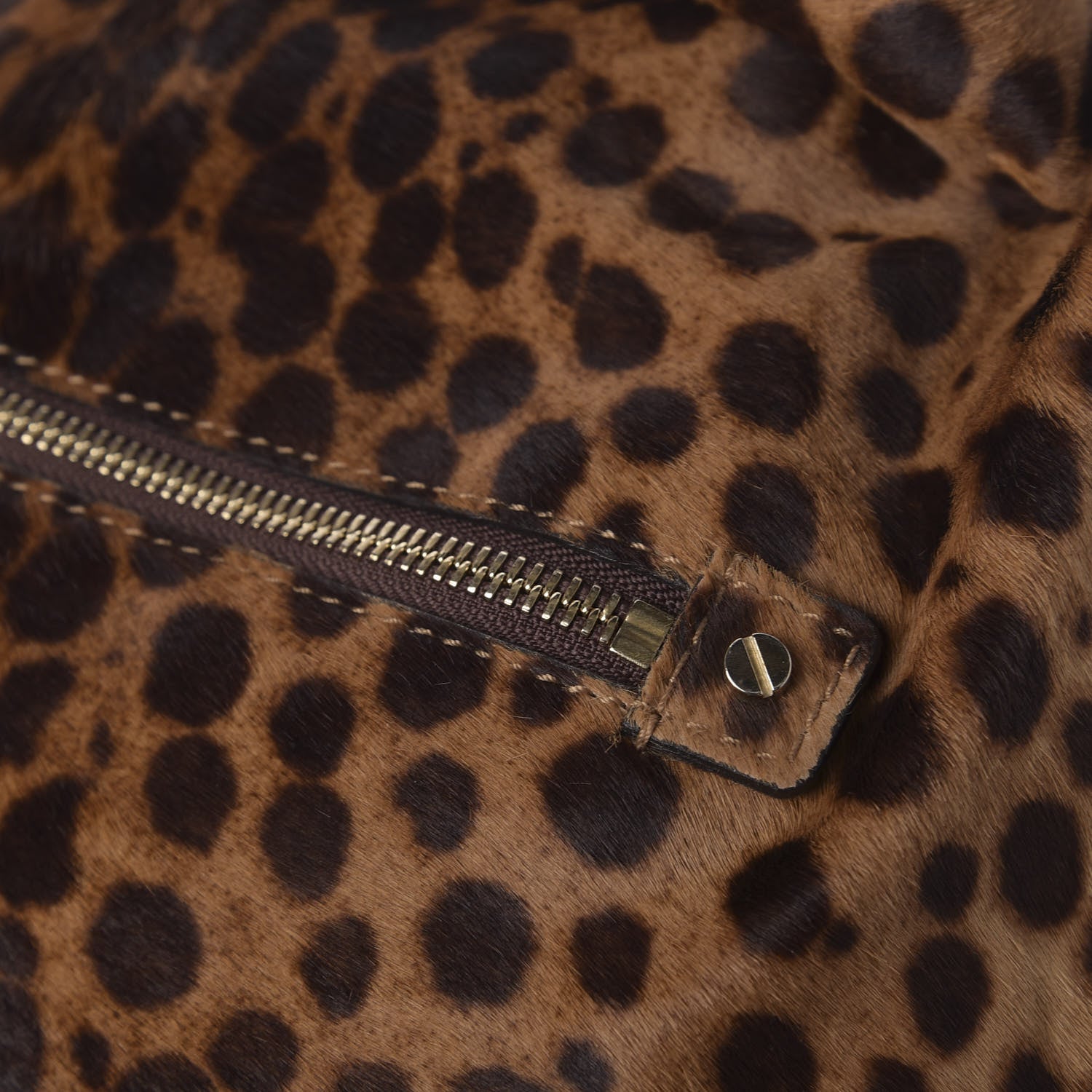 Christian Louboutin Pony Hair Leopard Print Medium Marianna Hobo 11 of 12