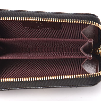 Chanel Caviar Quilted Zip Coin Purse Black 6 of 9