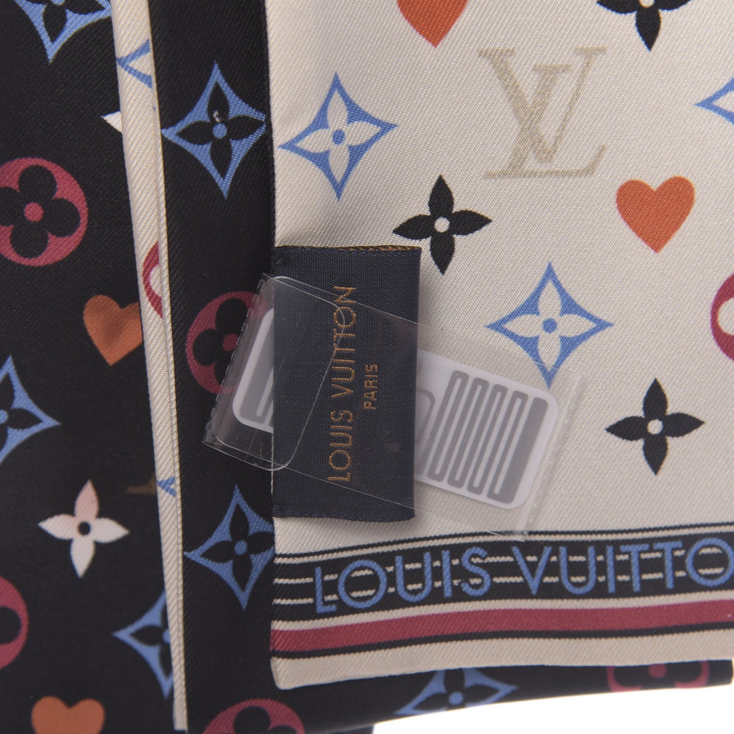 Silk Game On Bandeau Black White