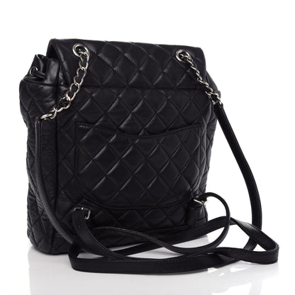 Chanel Lambskin Quilted Small Urban Spirit Backpack Black 2 of 9