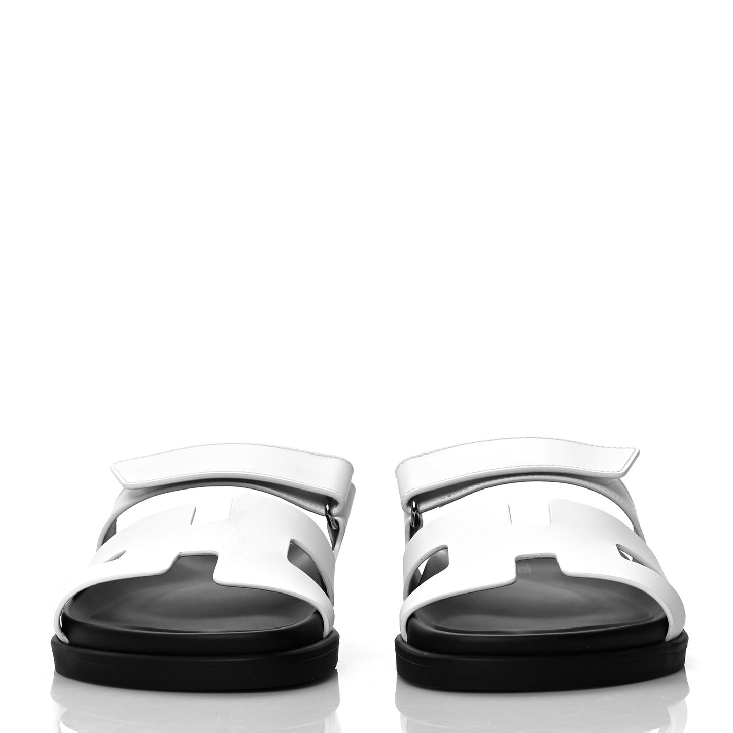 Calfskin Womens Chypre Sandals 38.5 White