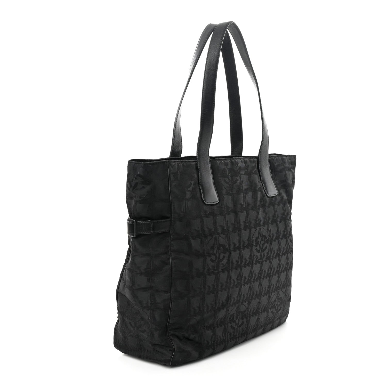 Chanel Nylon Medium Travel Tote Black 3 of 15
