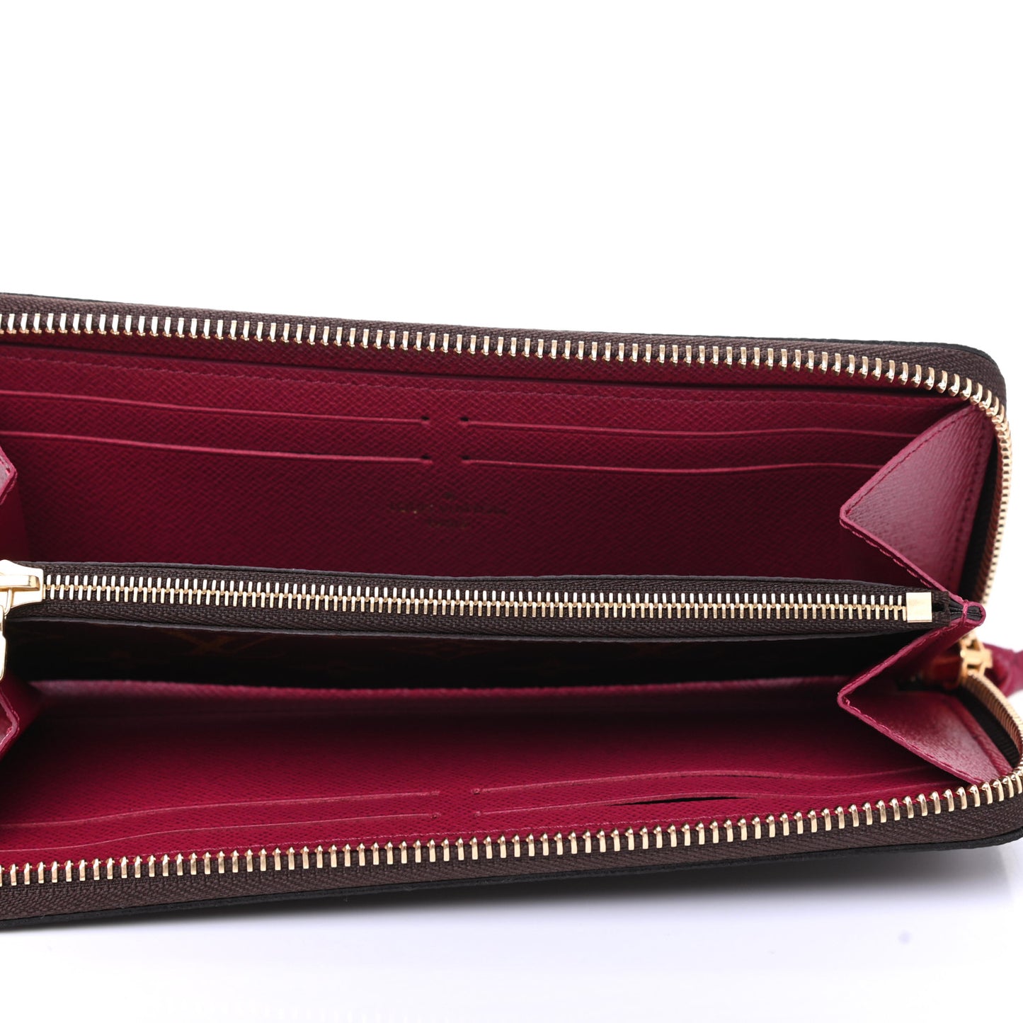 Monogram Clemence Wallet Fuchsia