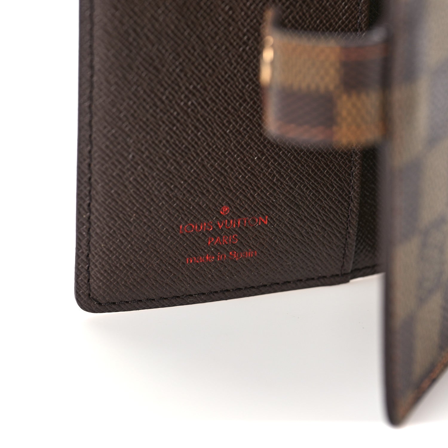 Louis Vuitton Damier Ebene Small Ring Agenda Cover 6 of 6