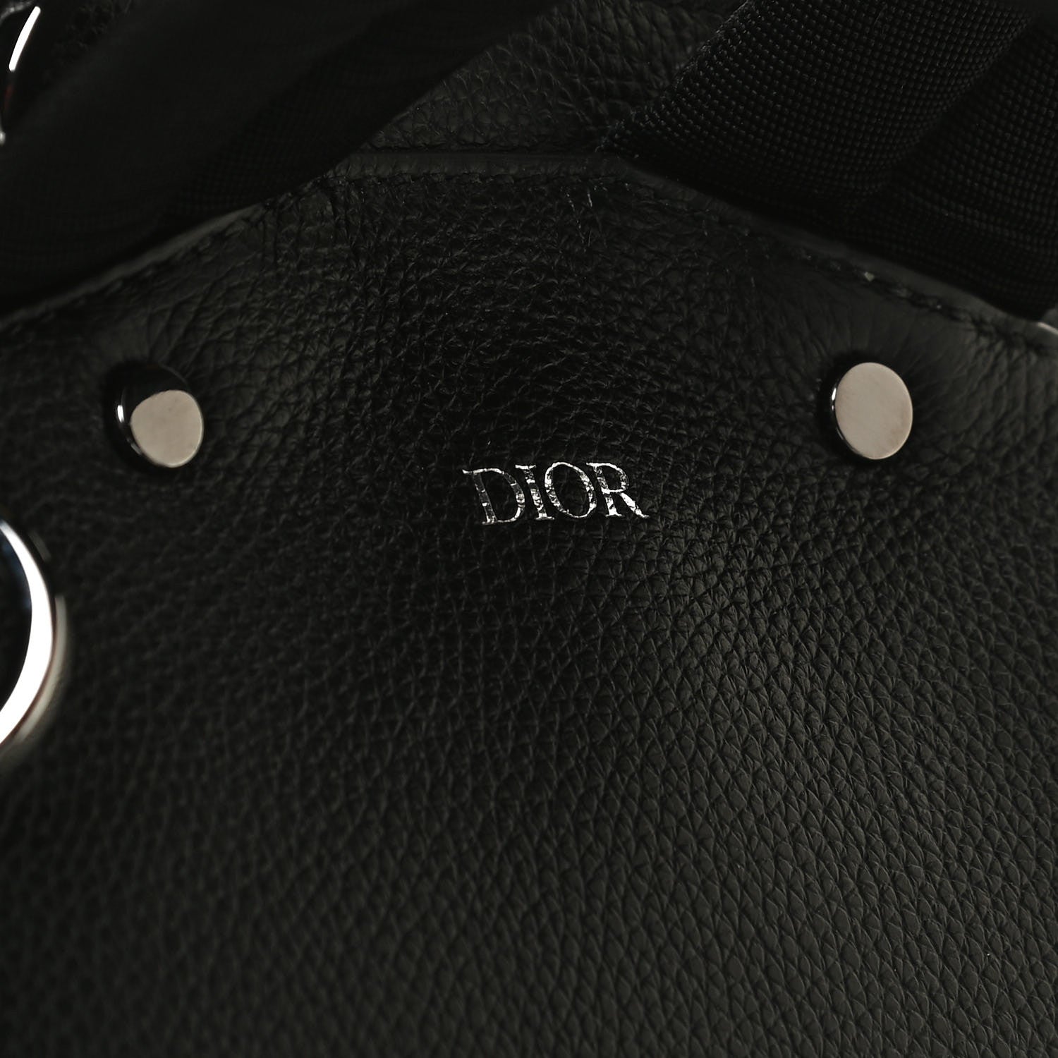 Christian Dior HOMME Oblique Calfskin Mens Mini Saddle Backpack Navy Blue 14 of 15