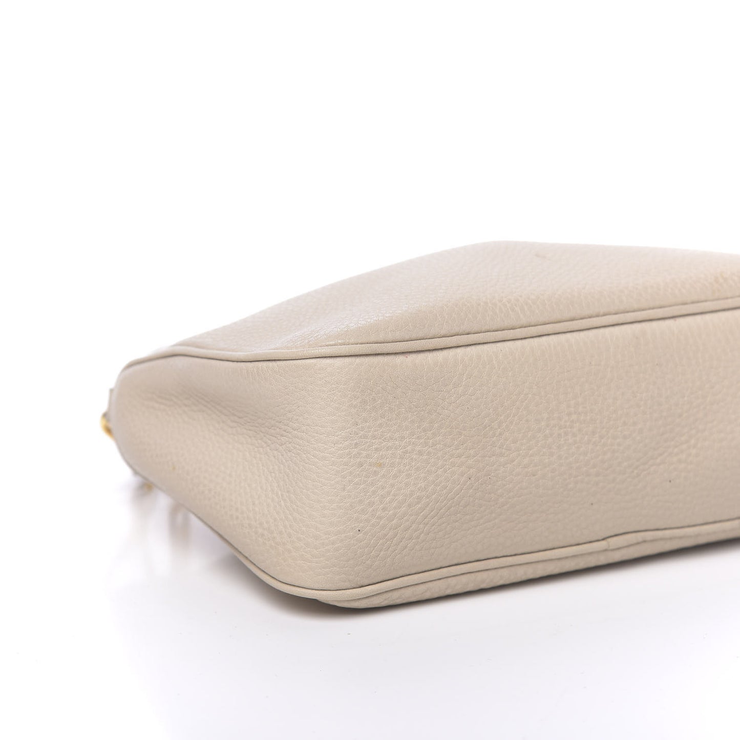 Vitello Daino Pochette Bag Talco