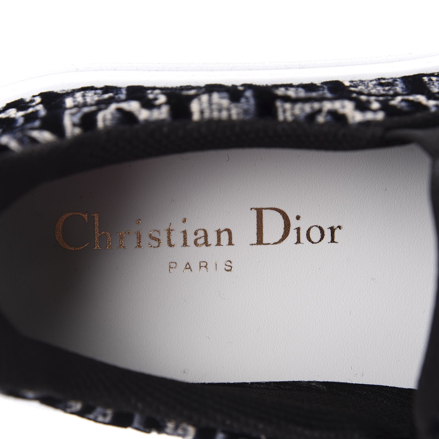 Christian Dior Velvet Oblique Womens Solar Slip On Sneakers 37 Deep Blue 7 of 10