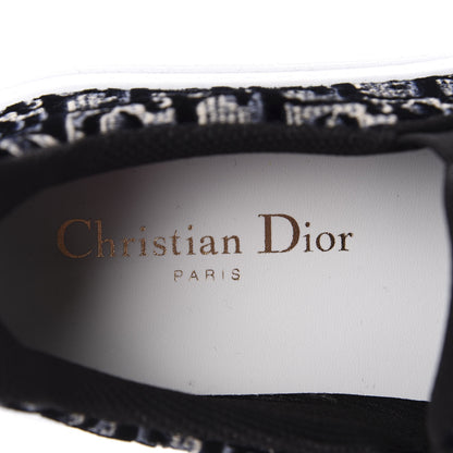 Christian Dior Velvet Oblique Womens Solar Slip On Sneakers 37 Deep Blue 7 of 10