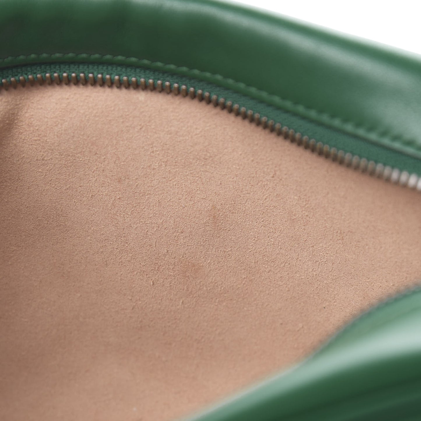 Calfskin Matelasse Small GG Marmont Chain Shoulder Bag Emerald Green