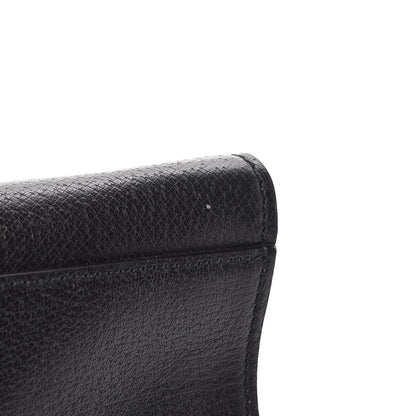 Gucci Grained Calfskin Web Crystal Butterfly Stripe Medium Totem Top Handle Bag Black 9 of 10