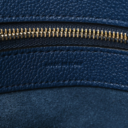 Celine Soft Grained Calfskin Medium Belt Cabas Phantom Deep Blue 7 of 10