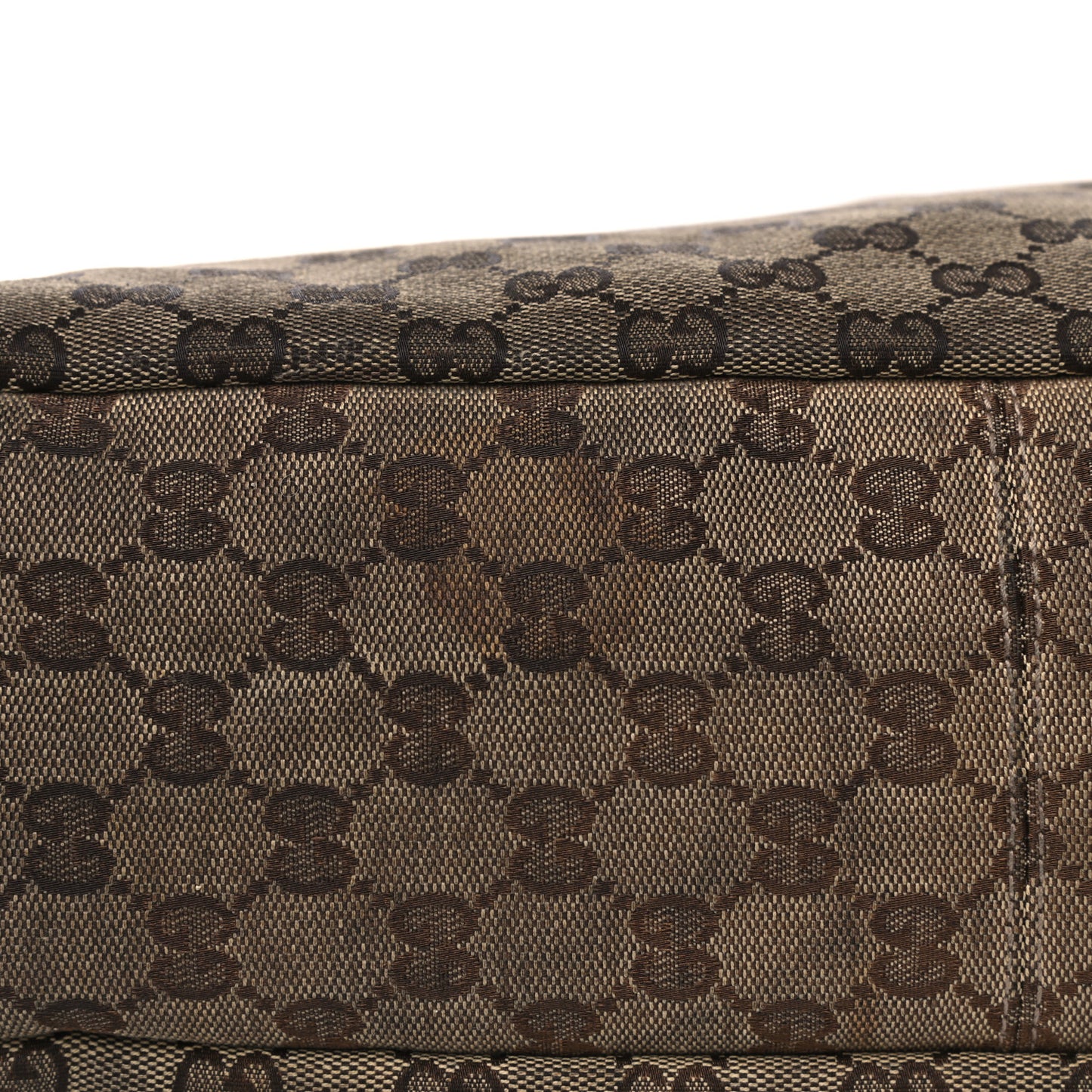 Monogram Medium Horsebit Chain Hobo Dark Brown