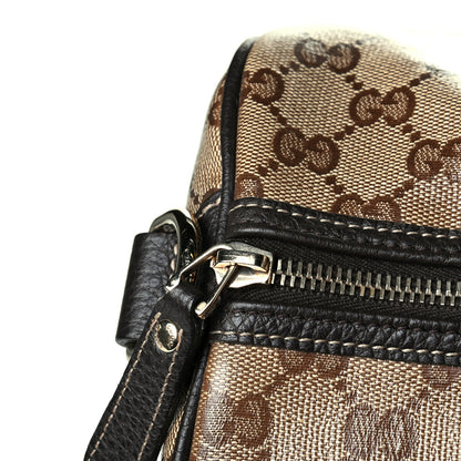 Gucci Crystal Monogram Medium Joy Boston Dark Brown 8 of 9