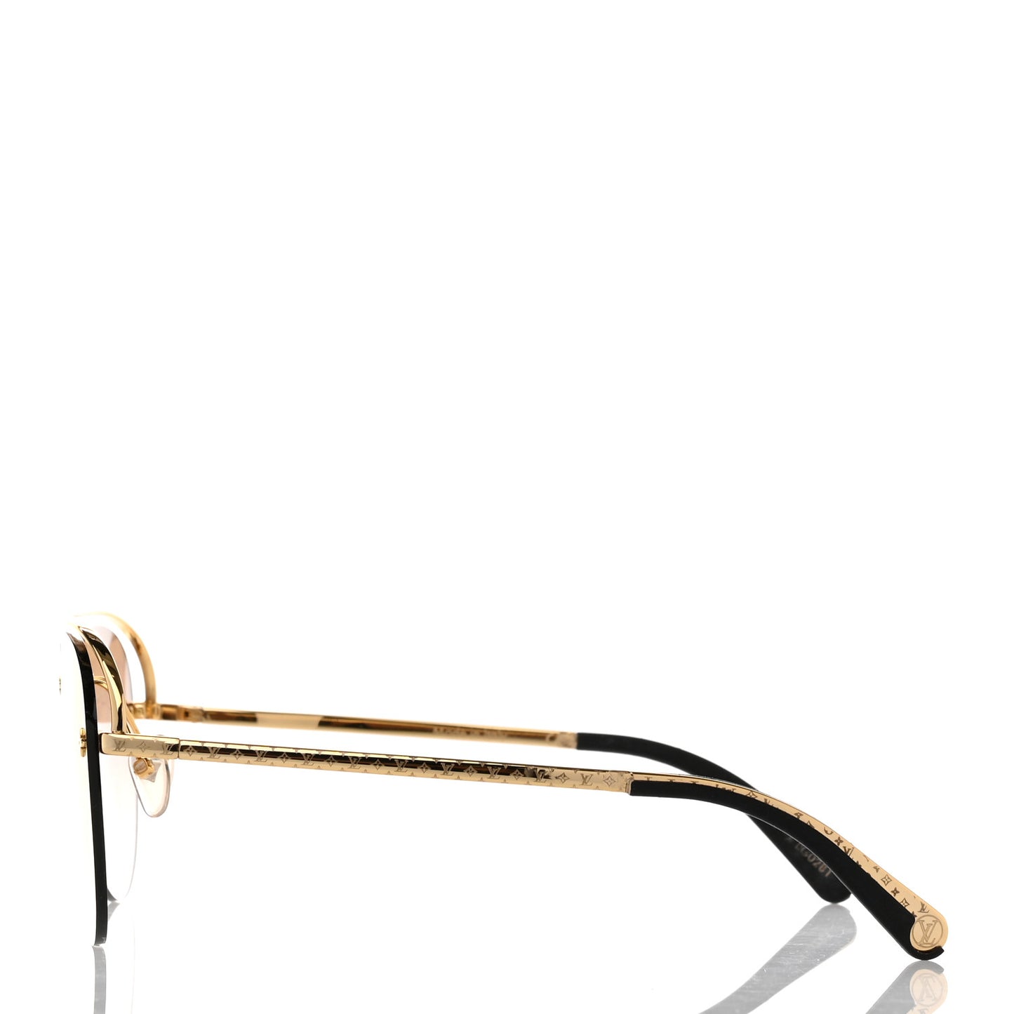 Monogram Grease Sunglasses Z1366E Gold