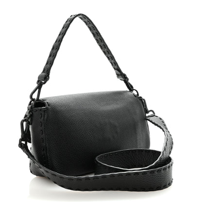 Fendi Cuoio Romano Selleria Baguette Black 3 of 9