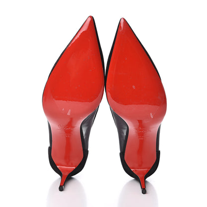 Christian Louboutin Veau Velours Rete Galativi 100 Pumps 40.5 Black 5 of 11