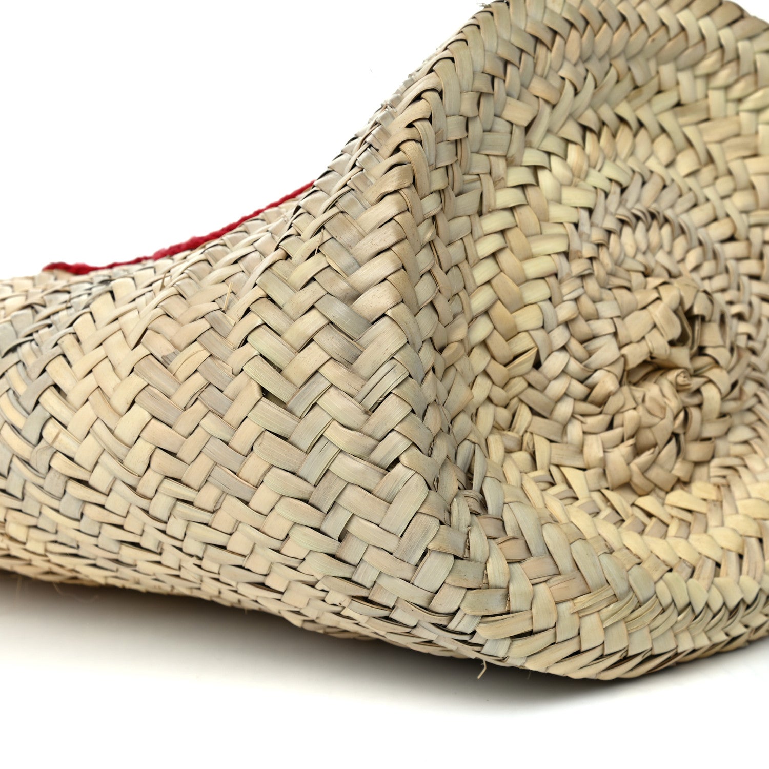 Dolce & Gabbana Woven Raffia Lizard Kendra Logo Tote Red Multicolor 8 of 17